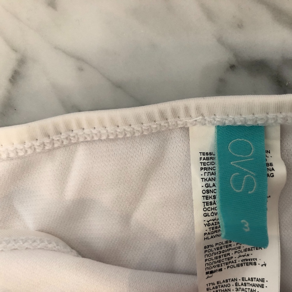 OVS white drawstring bikini - Picture 3 of 3
